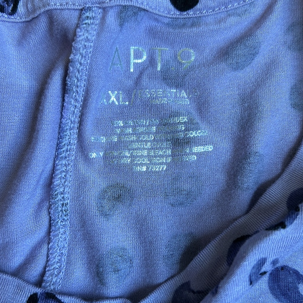 Women’s XXL Apt 9 Purple Tank - Picture 2 of 3